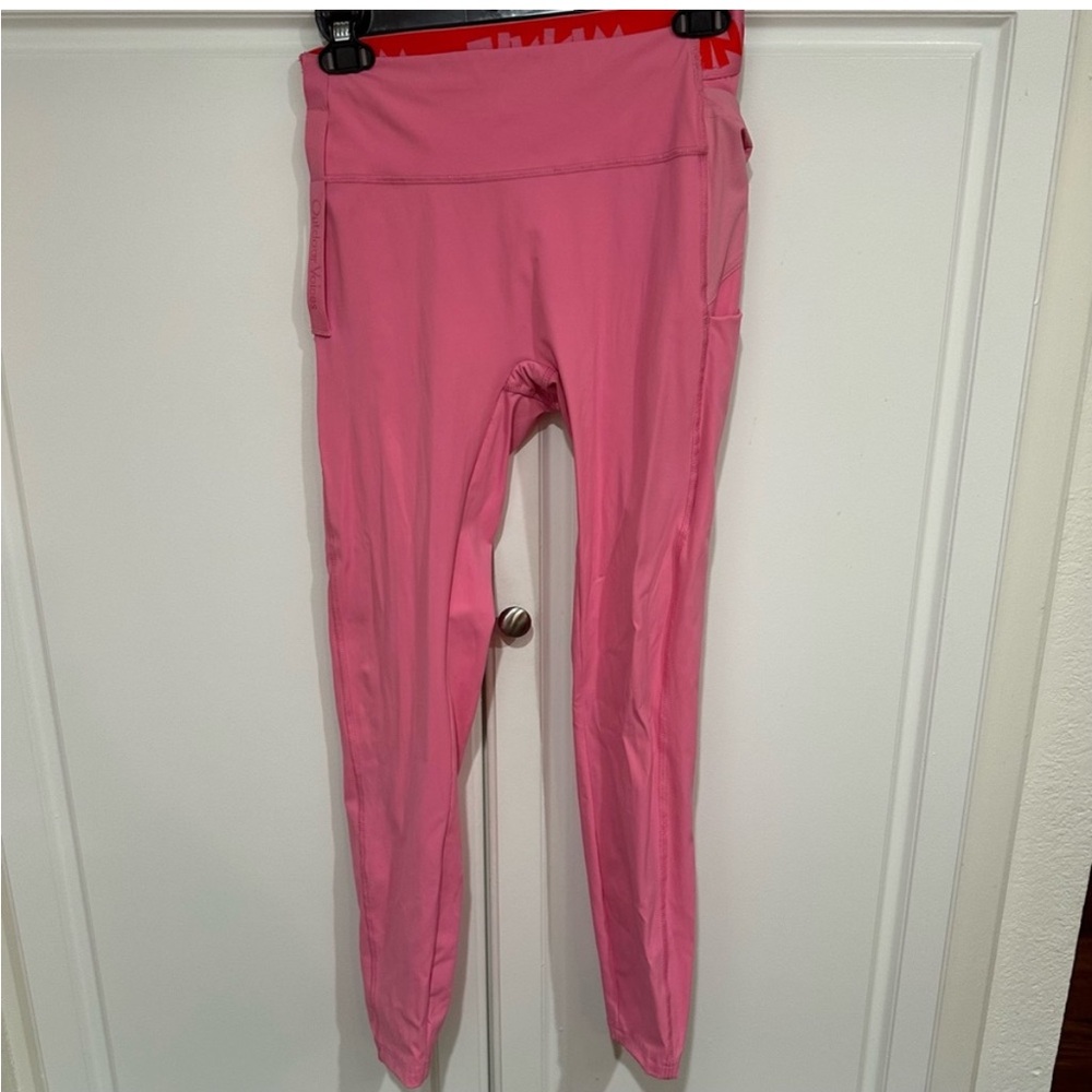 Outdoor Voices X Disney Snacks Minnie Leggings Pink Rare Size Medium Exclusive - Picture 3 of 7